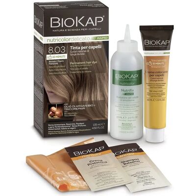 BioKap Biondo Naturale Chiaro 8.03 - Colore per capelli BioKap Biondo Naturale Chiaro 8.03 - Colore per capelli