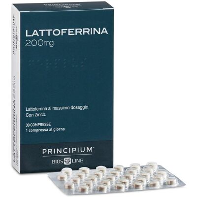Principium Lactoferrin 200mg - Supporto immunitario - 30 Compresse Principium Lactoferrin 200mg - Supporto immunitario - 30 Compresse