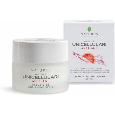 Crema viso antirughe con acqua di arancia rossa bio SPF15 Crema viso antirughe con acqua di arancia rossa bio SPF15