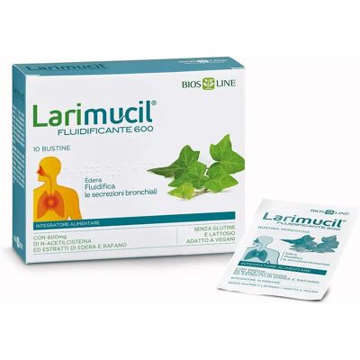 Biosline Larimucil Liquido - Supporto alle Secrezioni Bronchiali - 10 Bustine Biosline Larimucil Liquido - Supporto alle Secrezioni Bronchiali - 10 Bustine