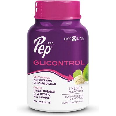 Biosline Ultra Pep Glicontrol - Supporto metabolismo carboidrati - 60 tavolette Biosline Ultra Pep Glicontrol - Supporto metabolismo carboidrati - 60 tavolette