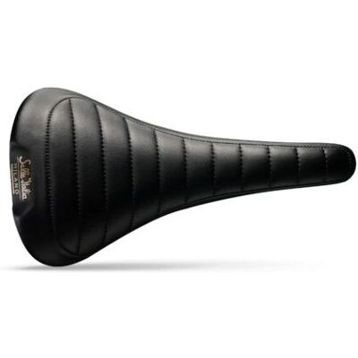 Selle Italia Bonnie Läder Cykelsadel - Svart - 146mm Selle Italia Bonnie Läder Cykelsadel - Svart - 146mm