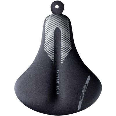 Selle Italia Black Wide Seat Cover - All-weather Comfort Selle Italia Black Wide Seat Cover - All-weather Comfort