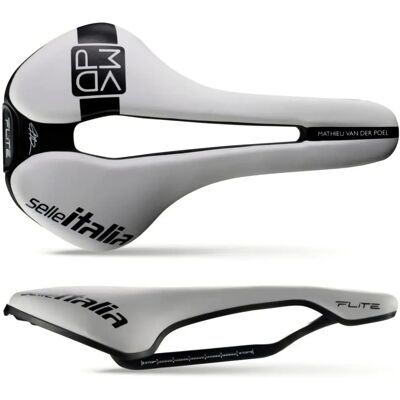 Selle Italia MVDP Fehér Nyereg - Teljesítmény Lapos Unisex Selle Italia MVDP Fehér Nyereg - Teljesítmény Lapos Unisex