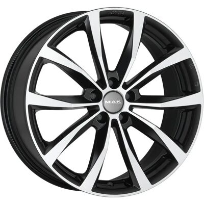 MAK Wolf 17-inch lichtmetalen velg - Zwart spiegel - 5x114,3 - 7,5J - ET48 MAK Wolf 17-inch lichtmetalen velg - Zwart spiegel - 5x114,3 - 7,5J - ET48