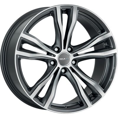 Mak X-Mode Aluminiumfälg BMW X5 X6 20 Tum 5x120 Gun Metallic Mak X-Mode Aluminiumfälg BMW X5 X6 20 Tum 5x120 Gun Metallic