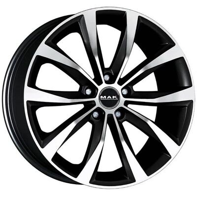 Mak Wolf Kevytmetallivanne - 7x17, 5x112, Musta peili - Auton pyörä Mak Wolf Kevytmetallivanne - 7x17, 5x112, Musta peili - Auton pyörä
