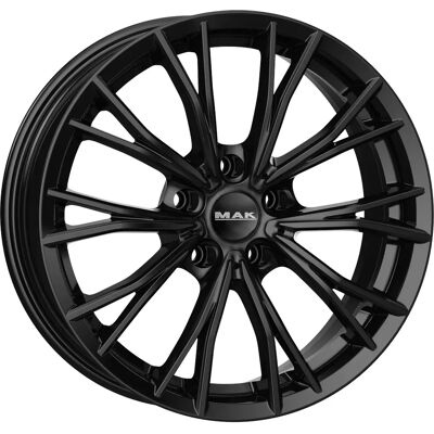MAK WHEELS 19x8 Kiilto Musta Pyörä - Auton vanne MAK WHEELS 19x8 Kiilto Musta Pyörä - Auton vanne