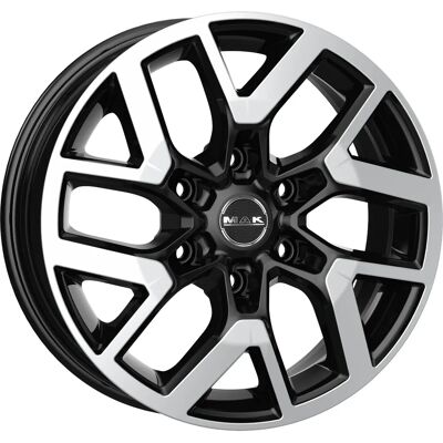 Felga aluminiowa Mak Gravel - 6,5x16 - Czarny lustro Felga aluminiowa Mak Gravel - 6,5x16 - Czarny lustro