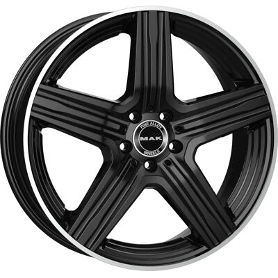 Rueda de aleación Mak 21x10 5x112 Negro Brillo - Alloy Wheel Rueda de aleación Mak 21x10 5x112 Negro Brillo - Alloy Wheel