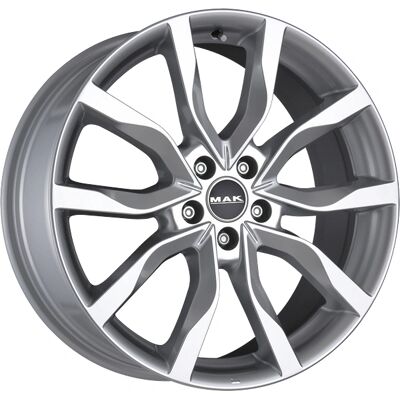 Mak Wheels Highlands kevytmetallivanne - 20x8.5 ET42 5x130 Hopea Mak Wheels Highlands kevytmetallivanne - 20x8.5 ET42 5x130 Hopea