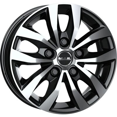 Rin Alloy Mak Load 5 para Volkswagen Transporter - Negro - 7x17 5x120 Rin Alloy Mak Load 5 para Volkswagen Transporter - Negro - 7x17 5x120