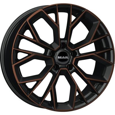 Mak Stilo-D Kevytmetallivanne - 10x21 - 5x112 - Musta & Pronssi - Tuotetyyppi Mak Stilo-D Kevytmetallivanne - 10x21 - 5x112 - Musta & Pronssi - Tuotetyyppi