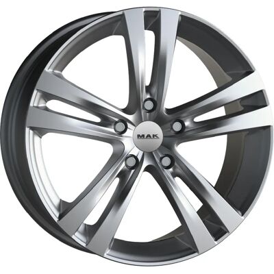 Mak Zenith Alloy Wheel - 6x16 4x100 Titan - Car Wheel Mak Zenith Alloy Wheel - 6x16 4x100 Titan - Car Wheel