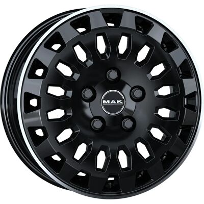 Mak Wheels Kevytmetallivanne 17 tuumaa Kiiltävä Musta - Vanne Mak Wheels Kevytmetallivanne 17 tuumaa Kiiltävä Musta - Vanne