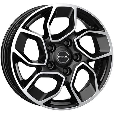 MAK WHEELS 17X7 SORT SPEJLBELTE - Hjul/Alufælge MAK WHEELS 17X7 SORT SPEJLBELTE - Hjul/Alufælge