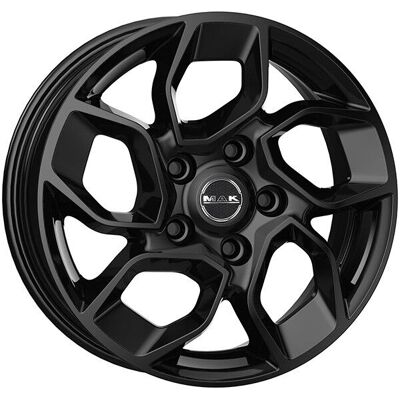 Roue Mak Wheels 17x7 Noir Brillant Italie - Roue - Publicité Roue Mak Wheels 17x7 Noir Brillant Italie - Roue - Publicité