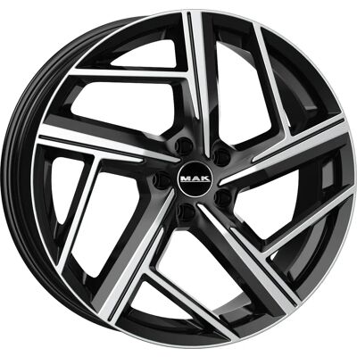 Rueda de aleación Mak Qvattro - Espejo negro - 8.5x20 - 5x112 - para Audi y VW Rueda de aleación Mak Qvattro - Espejo negro - 8.5x20 - 5x112 - para Audi y VW