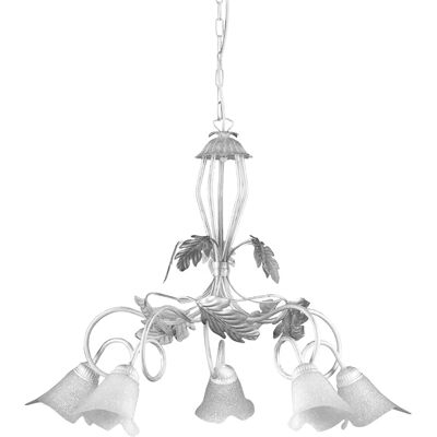 Onli Lighting Marilena 5 Licht Multi Arm Hanglamp - Plafondlamp Onli Lighting Marilena 5 Licht Multi Arm Hanglamp - Plafondlamp