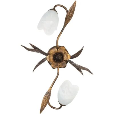 Onli Lighting Sonia Flower Design Multi Arm Semi Flush Deckenleuchte - Glas-Schirme Onli Lighting Sonia Flower Design Multi Arm Semi Flush Deckenleuchte - Glas-Schirme