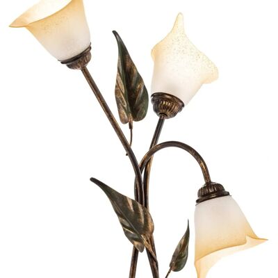 Onli Lighting Miranda 3er Glas-Tischlampe - Antik Gold Onli Lighting Miranda 3er Glas-Tischlampe - Antik Gold