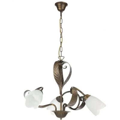 Lampa wisząca Sonia 3 światła w brązie - Lampa wisząca Lampa wisząca Sonia 3 światła w brązie - Lampa wisząca