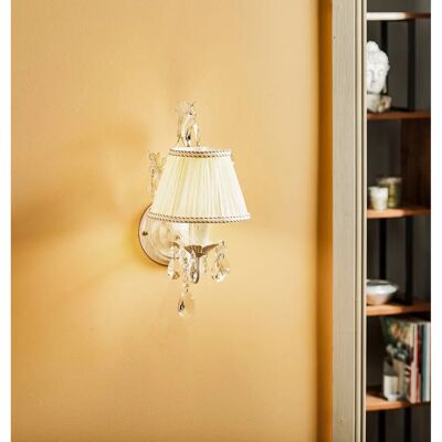 Onli Lighting Karen Wandleuchte - Metall Stoff Dimmbar - Wandleuchte Onli Lighting Karen Wandleuchte - Metall Stoff Dimmbar - Wandleuchte