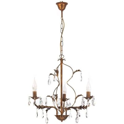 Lampadario bronzo a 3 luci - Illuminazione interna Lampadario bronzo a 3 luci - Illuminazione interna