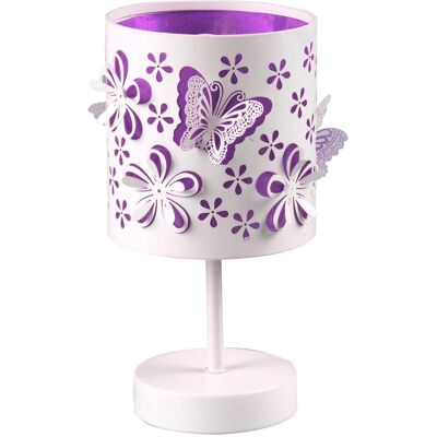 Onli Lighting Titilla Kinder-Tischlampe - Weiß, Lila, 22cm Onli Lighting Titilla Kinder-Tischlampe - Weiß, Lila, 22cm