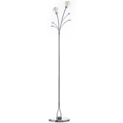 Onli Lighting Diamante Lampada da terra a 2 braccia, paralumi di vetro Onli Lighting Diamante Lampada da terra a 2 braccia, paralumi di vetro
