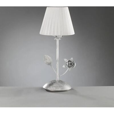 Luminária de Mesa Rózsa ONLI - Metal e Tecido Feito à Mão E14 - Luz Elegante para Quarto Luminária de Mesa Rózsa ONLI - Metal e Tecido Feito à Mão E14 - Luz Elegante para Quarto