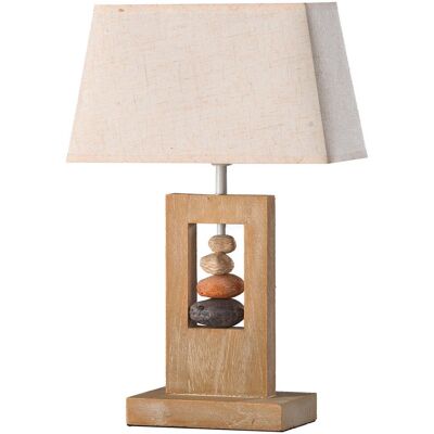 Onli Miriel Tischlampe mit Holzschirm - Tischlampe Onli Miriel Tischlampe mit Holzschirm - Tischlampe