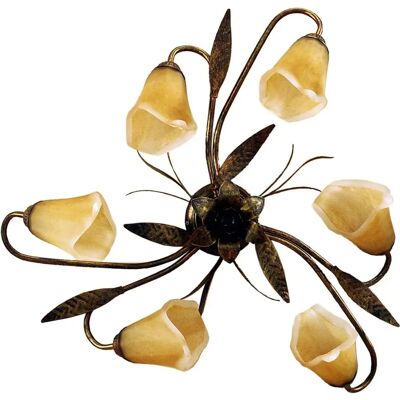 Onli Lighting Alga Luminária de Teto Semi Flush - Abajures de Vidro - E14 Onli Lighting Alga Luminária de Teto Semi Flush - Abajures de Vidro - E14
