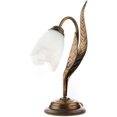 Lampe de Table En Verre Onli Sonia - Abat-jour en Verre - Publicité Lampe de Table En Verre Onli Sonia - Abat-jour en Verre - Publicité