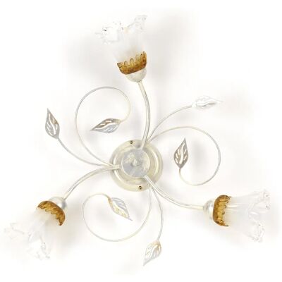 Luminária de teto semi embutida com 3 lâmpadas e braços múltiplos - Onli Lighting Lancia Luminária de teto semi embutida com 3 lâmpadas e braços múltiplos - Onli Lighting Lancia