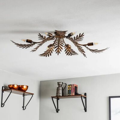 Onli Lighting Felce 6-Licht Feder Mehrarm Halbfest Deckenleuchte - Deckenleuchte Onli Lighting Felce 6-Licht Feder Mehrarm Halbfest Deckenleuchte - Deckenleuchte