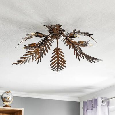 Onli Lighting Felce 5-lys Fjer Semi-Flush Loftlampe - Loftlampe Onli Lighting Felce 5-lys Fjer Semi-Flush Loftlampe - Loftlampe