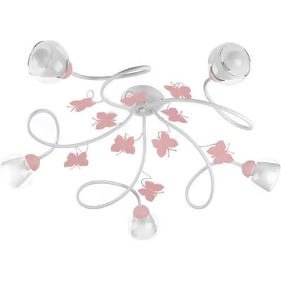 Onli Lighting Onli Farfalla 5 Luce Multi Braccio Semi Incasso Soffitto - Lampada da soffitto Onli Lighting Onli Farfalla 5 Luce Multi Braccio Semi Incasso Soffitto - Lampada da soffitto