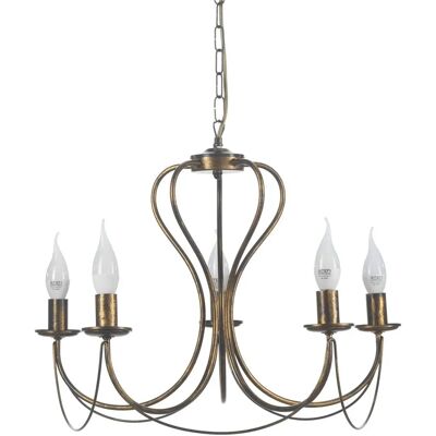 Onli Candela 5-Licht Bronze Kronleuchter Onli Candela 5-Licht Bronze Kronleuchter