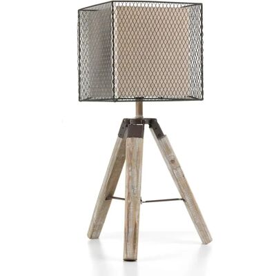 Lámpara de mesa con trípode Zazu de Onli Lighting - Madera Lámpara de mesa con trípode Zazu de Onli Lighting - Madera