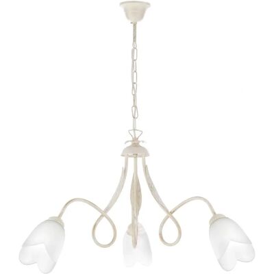 Dkl Italia DKL4250/3A Sospensione doppia avorio - Lampada da soffitto Dkl Italia DKL4250/3A Sospensione doppia avorio - Lampada da soffitto