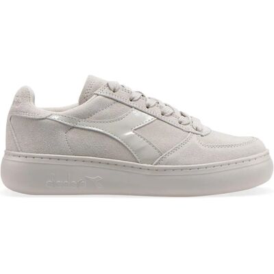 Diadora B Elite Wide Nubuck Leather Trainers - Casual Footwear Diadora B Elite Wide Nubuck Leather Trainers - Casual Footwear
