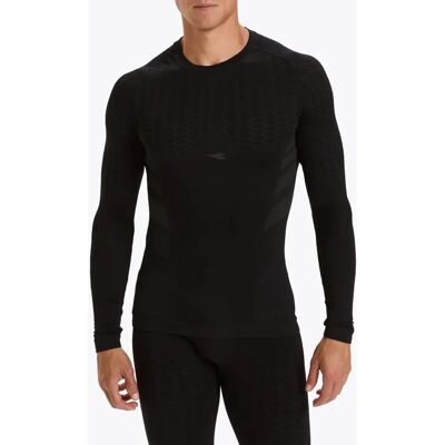 Maglietta a maniche lunghe leggera nera Diadora - T-Shirt Maglietta a maniche lunghe leggera nera Diadora - T-Shirt