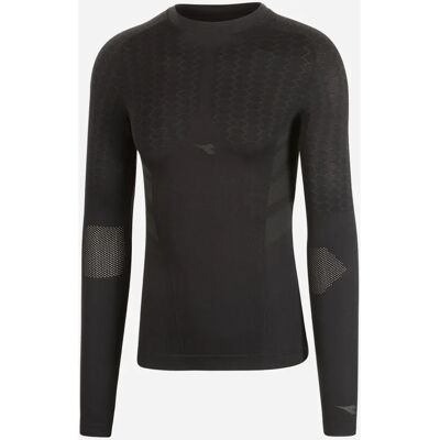 Diadora - LS Turtle Neck ACT - XS-S - Nero - Pullover Diadora - LS Turtle Neck ACT - XS-S - Nero - Pullover