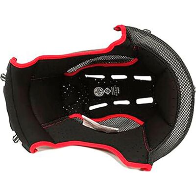 Forro interior Nolan N80-8 Clima Comfort - Negro Rojo Forro interior Nolan N80-8 Clima Comfort - Negro Rojo