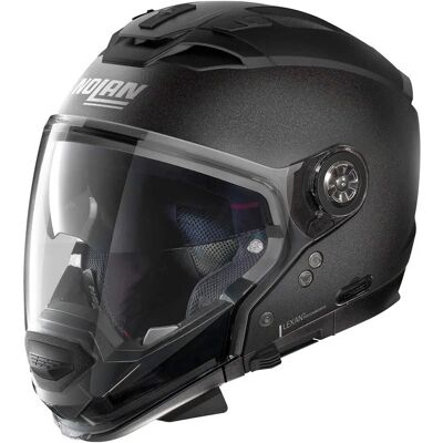 Nolan N70-2 GT Special N-Com Helm - Zwart Grijs Maat S Nolan N70-2 GT Special N-Com Helm - Zwart Grijs Maat S