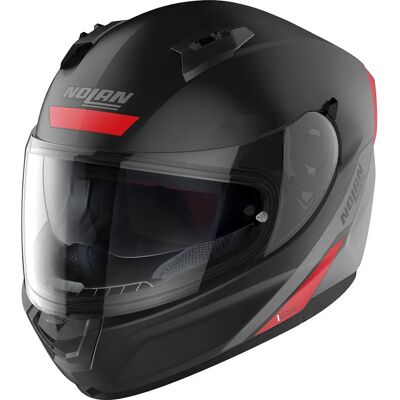 Casco Nolan N60-6 Staple - Unisex Nero Rosso - Casco Casco Nolan N60-6 Staple - Unisex Nero Rosso - Casco