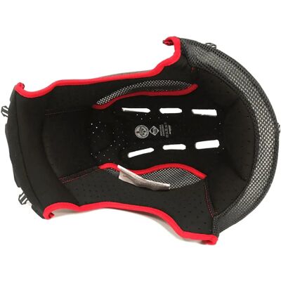Fodera interna Nolan N53 Clima Comfort - Nero Rosso - Accessorio casco Fodera interna Nolan N53 Clima Comfort - Nero Rosso - Accessorio casco