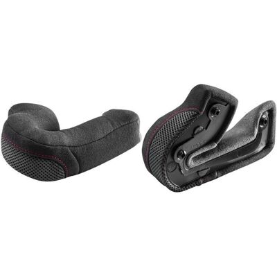 Nolan N100-5 Cheek Pads - Black/Red - 35mm Helmet Accessories Nolan N100-5 Cheek Pads - Black/Red - 35mm Helmet Accessories