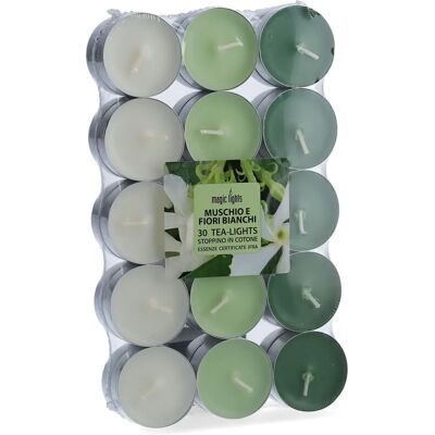 Magic Lights 8030650151175 Bougie en cire - Fleurs blanches - Bougies - Publicité Magic Lights 8030650151175 Bougie en cire - Fleurs blanches - Bougies - Publicité
